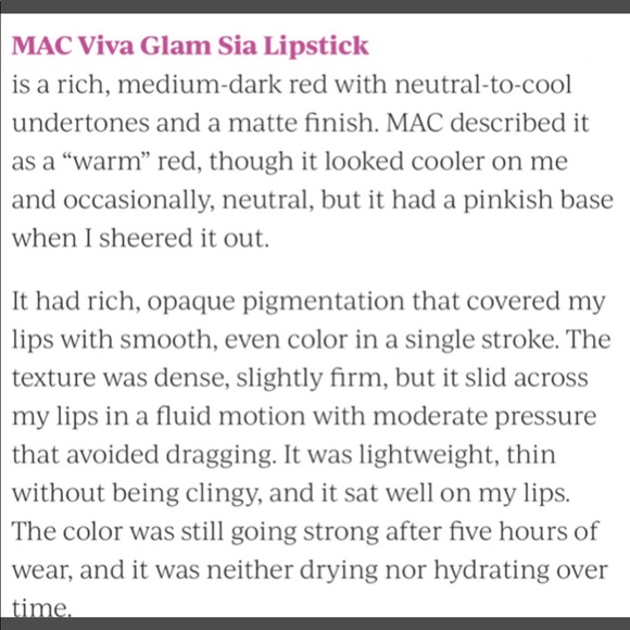 Brand New MAC Cosmetics Viva Glam Sia Lipstick - Picture 10 of 12
